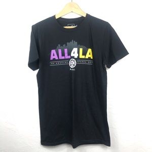 WNBA Los Angeles Sparks All4LA Black Shirt Size M
